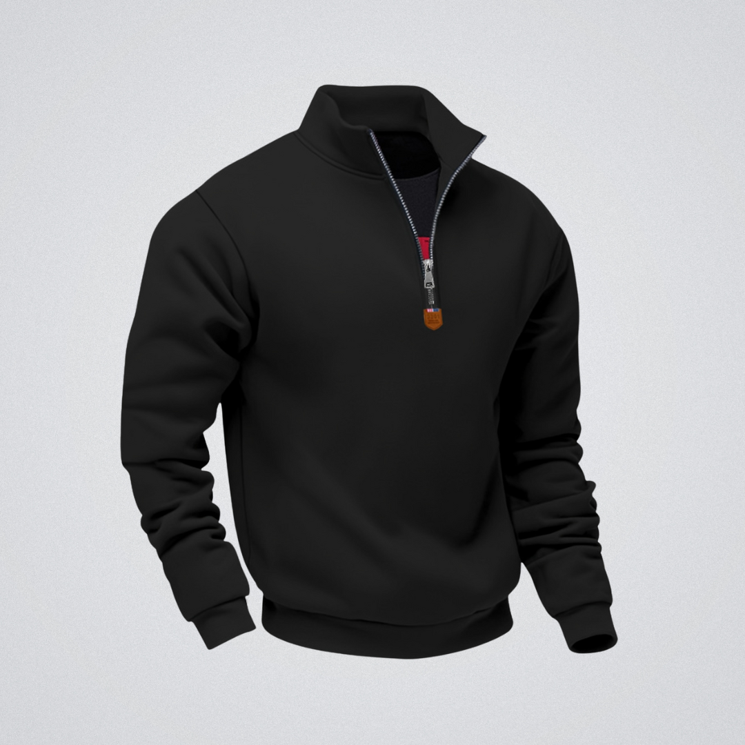 Leo | Sudadera con cremallera y cuello alto: calidez, elegancia y comodidad para el día a día
