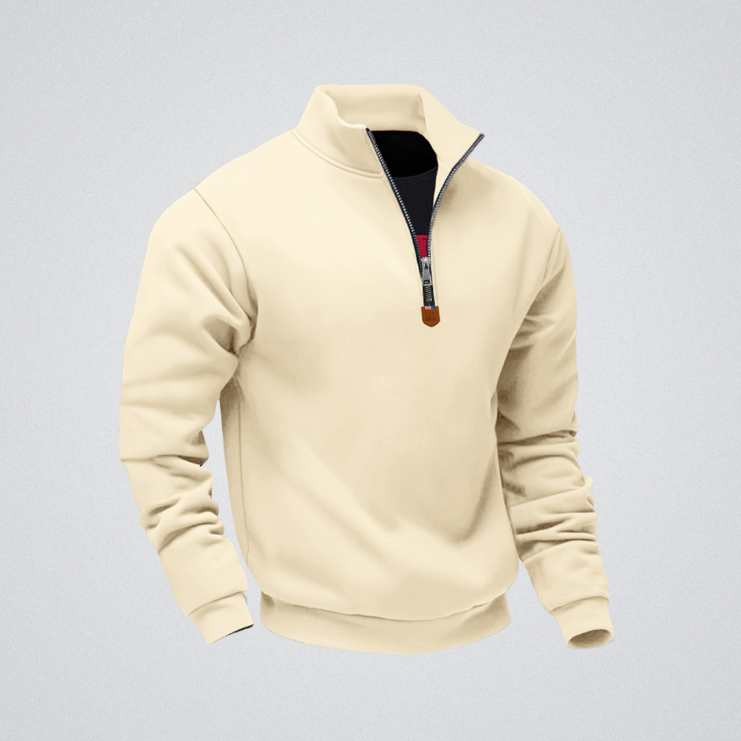Leo | Sudadera con cremallera y cuello alto: calidez, elegancia y comodidad para el día a día