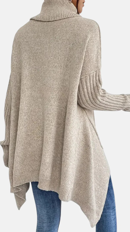 BRIGITTE – SUÉTER DE CUELLO ALTO LARGO