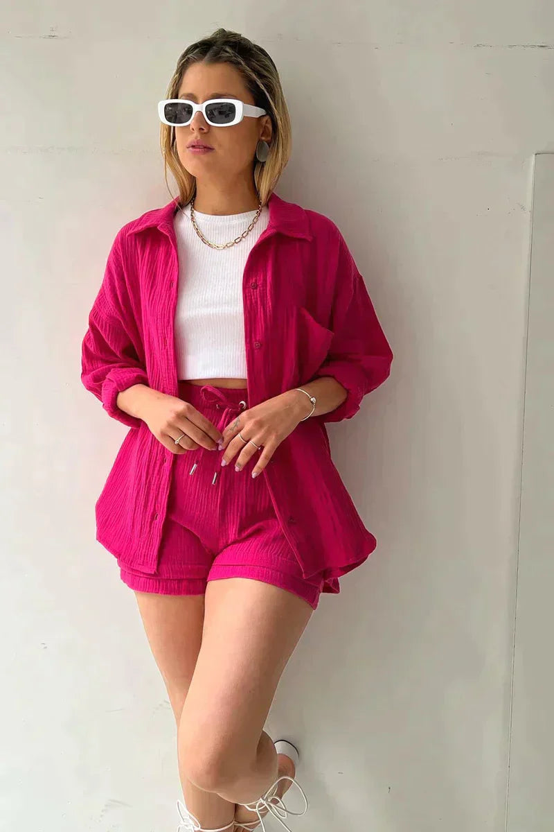 Montrel ™ - Ensemble Suzanne 2 Pièces Décontracté & Confortable